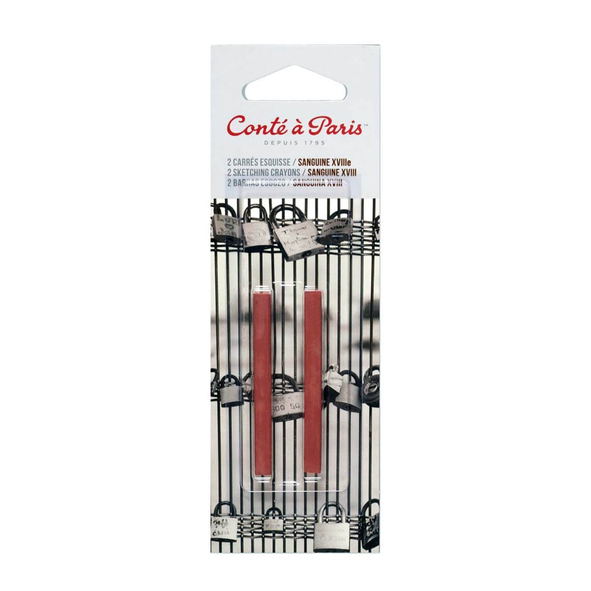 Conté a Paris Sketching Crayon Sanguine (2pk)